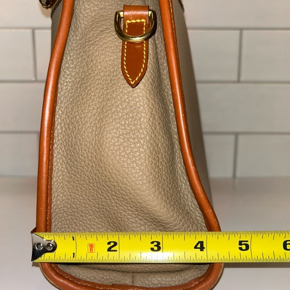 Dooney & Bourke Tan and Brown Leather Tote - Picture 6 of 16